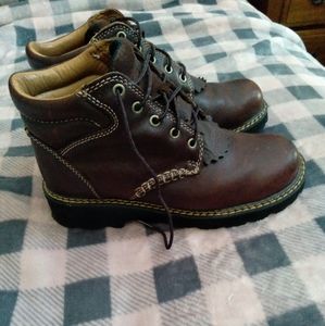 Ariat work boots leather